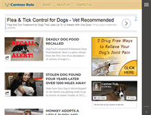 Tablet Screenshot of caninesrule.com